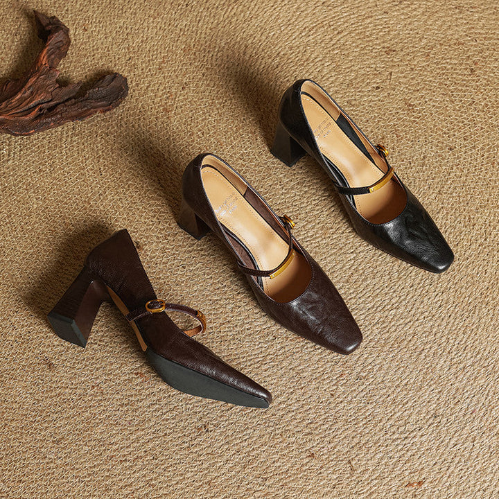 Seriba Genuine Leather Heel