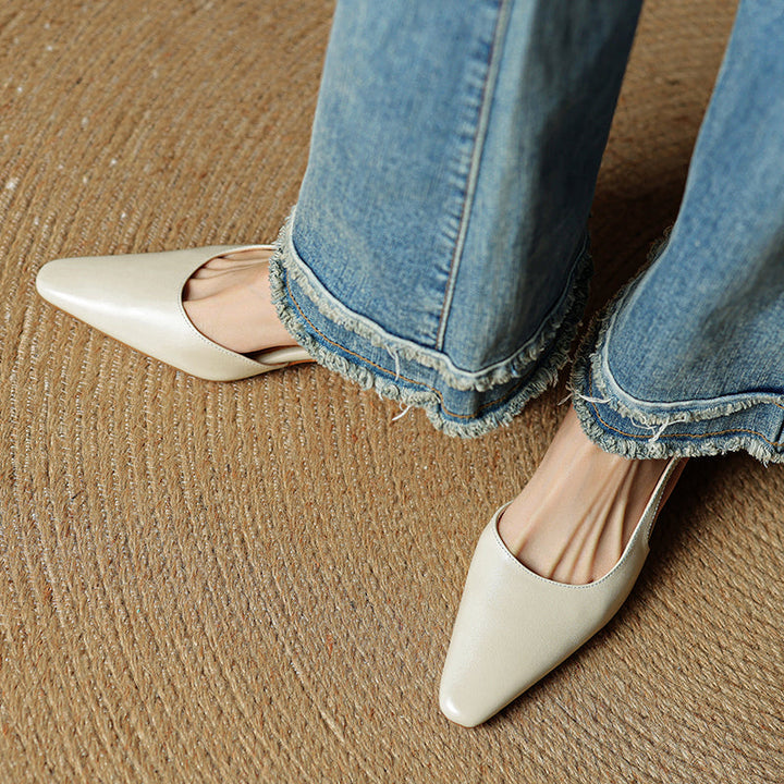 Emry Genuine Leather Heels