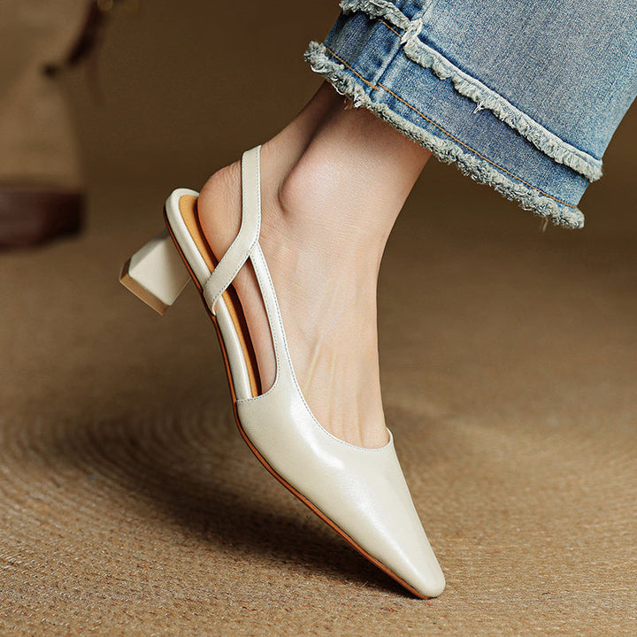 Emry Genuine Leather Heels