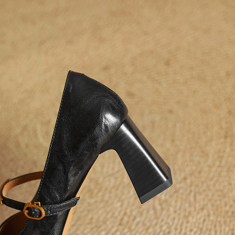 Seriba Genuine Leather Heel