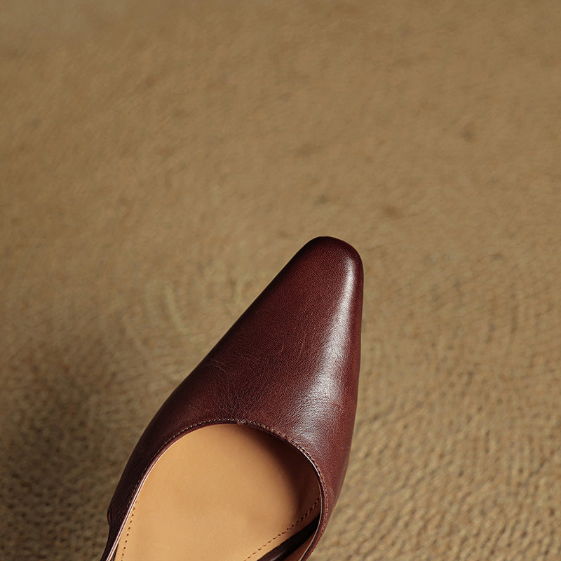 Emry Genuine Leather Heels
