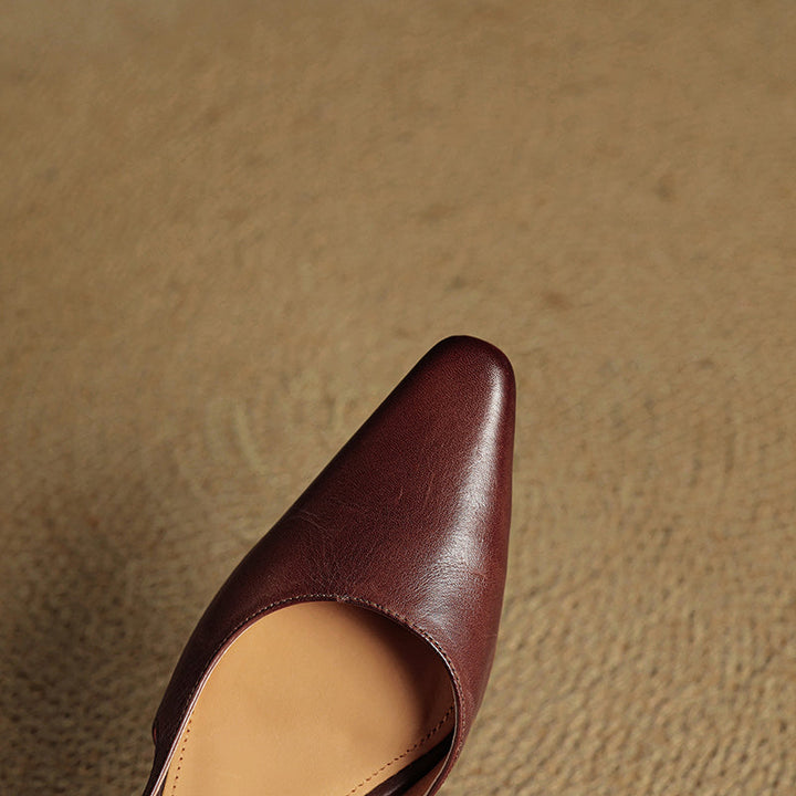 Emry Genuine Leather Heels