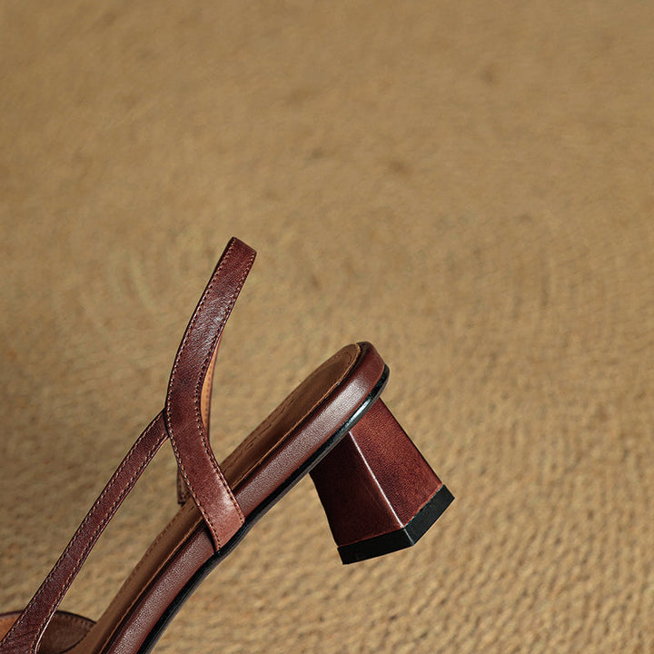 Emry Genuine Leather Heels