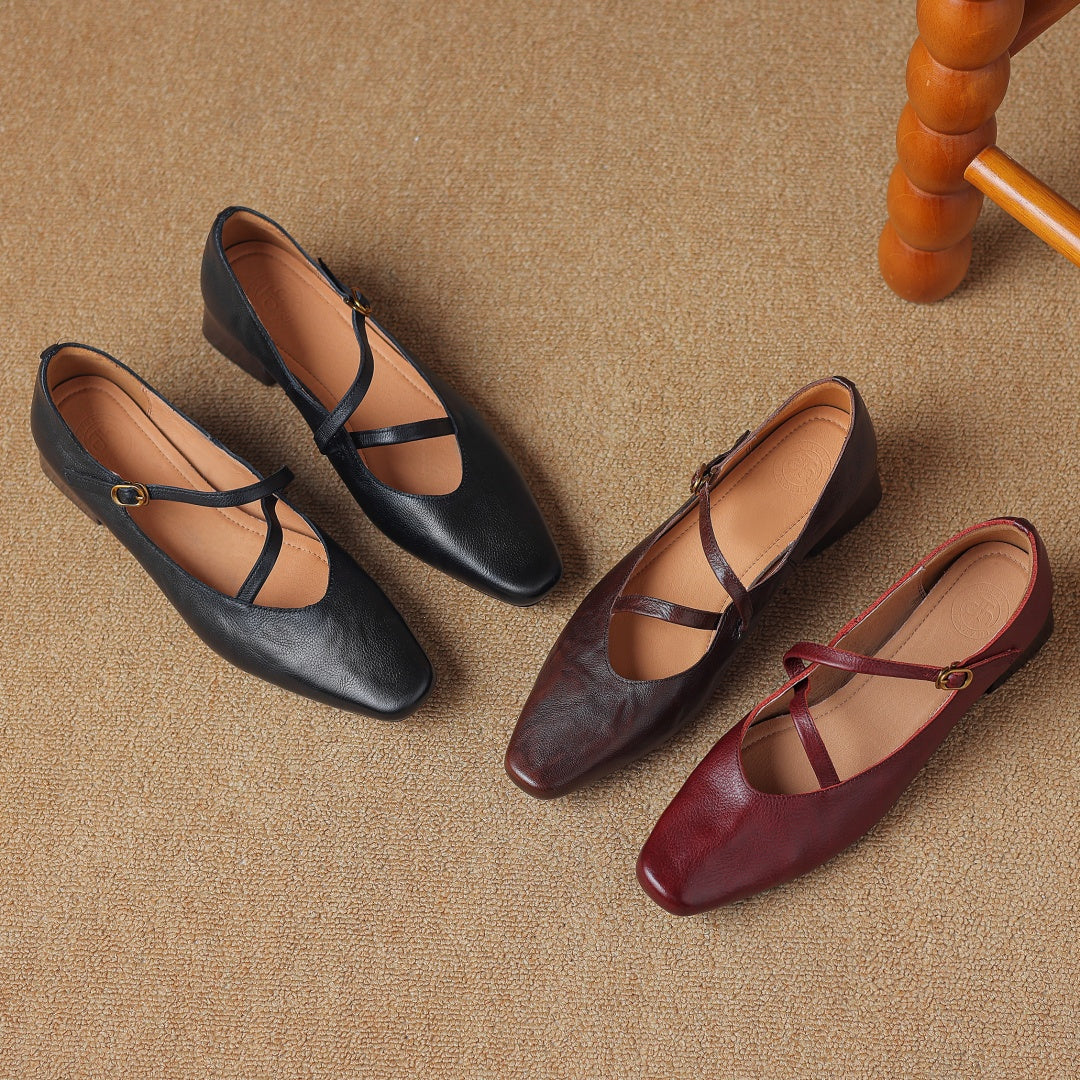 Orida Genuine Leather Heels