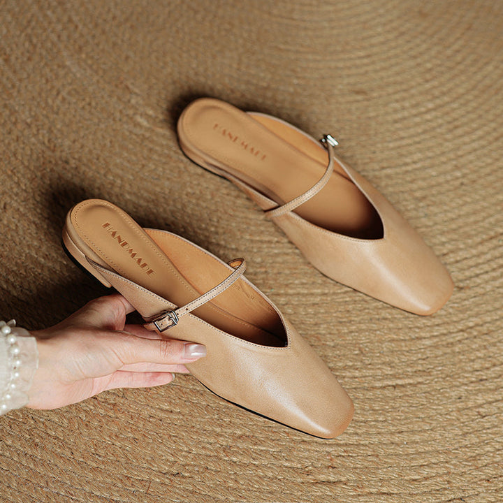 Marisol Genuine Leather Mules