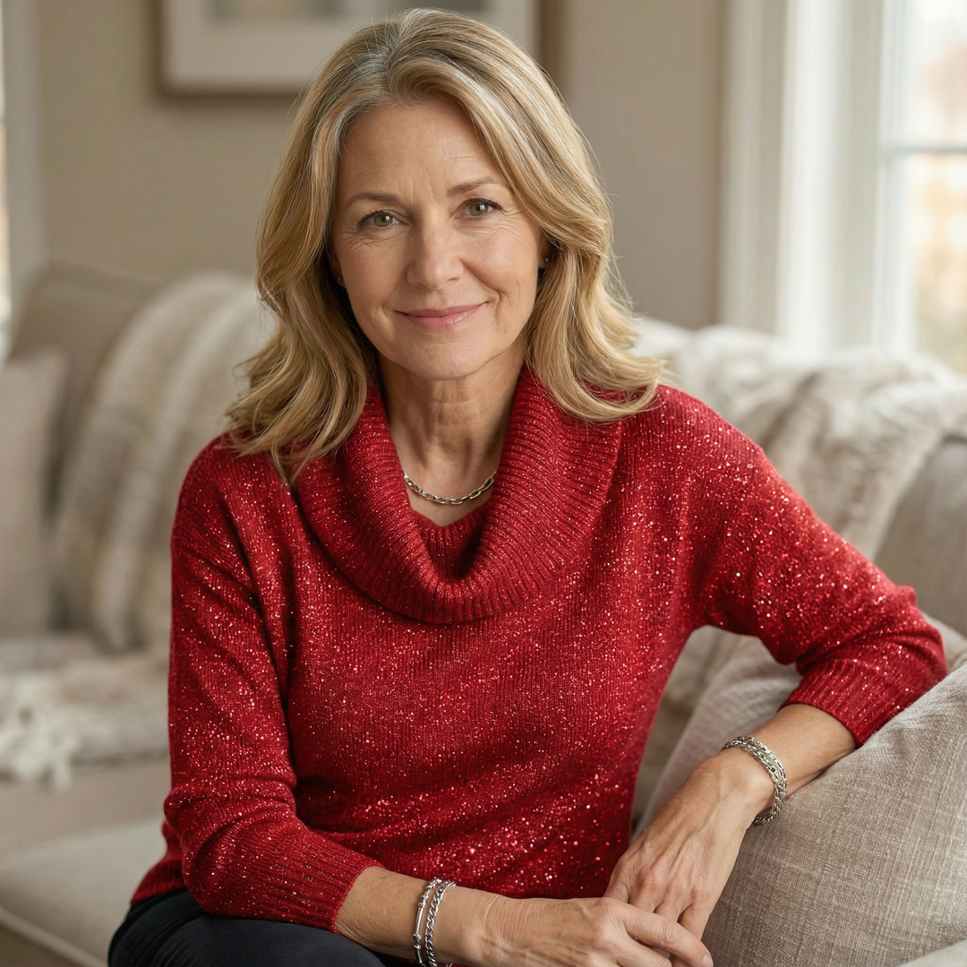 Soft-Collared Pullover