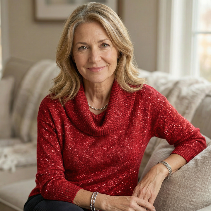 Soft-Collared Pullover