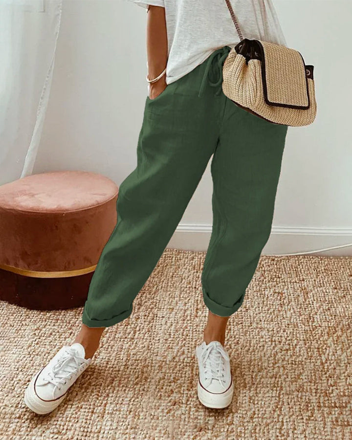 Elara | Elegant Breathable Wide-Leg Trousers