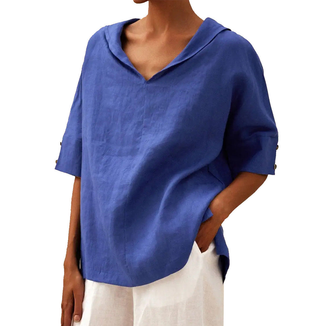 ALEXA - LINEN BLOUSE