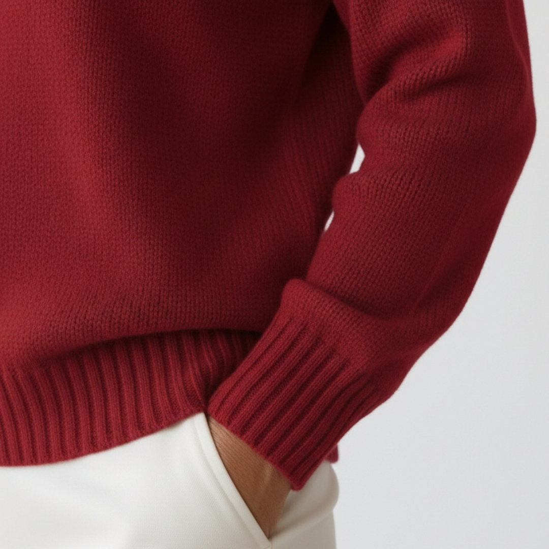 Clara | Refined Knit Polo Sweater