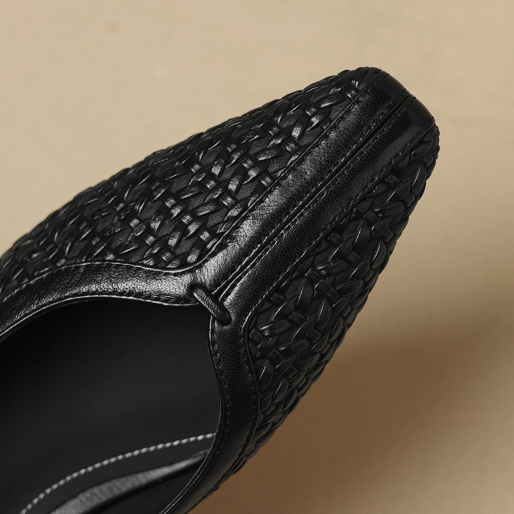 Edina Genuine Leather Heels