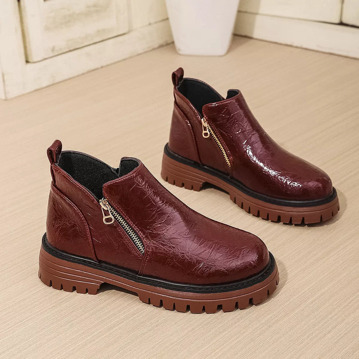 Sophia Classic Mid-Heel Ankle Boots