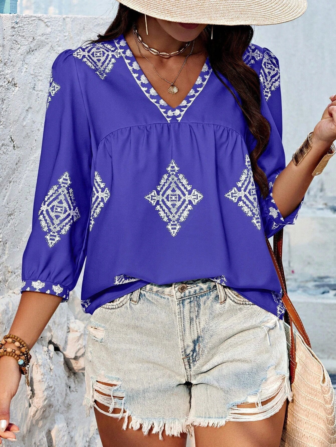 ALMA – BOHEMIAN COTTON BLOUSE