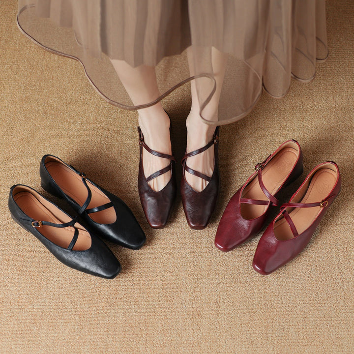 Orida Genuine Leather Heels