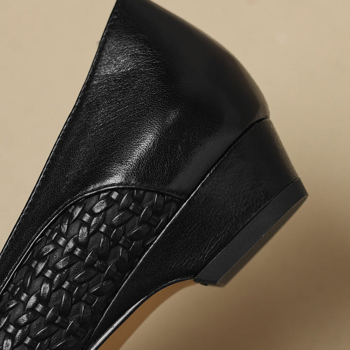 Edina Genuine Leather Heels