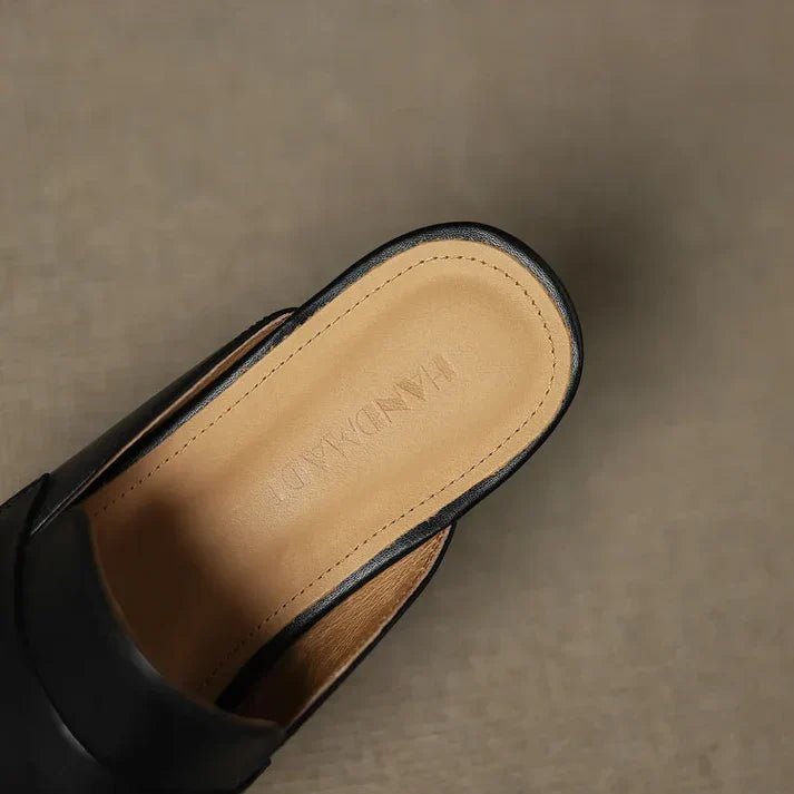 Lilou Genuine Leather Mules