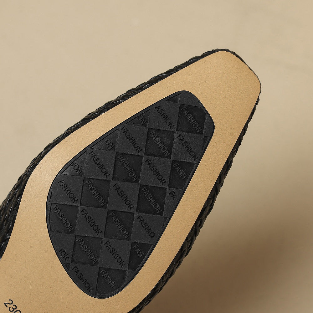 Edina Genuine Leather Heels