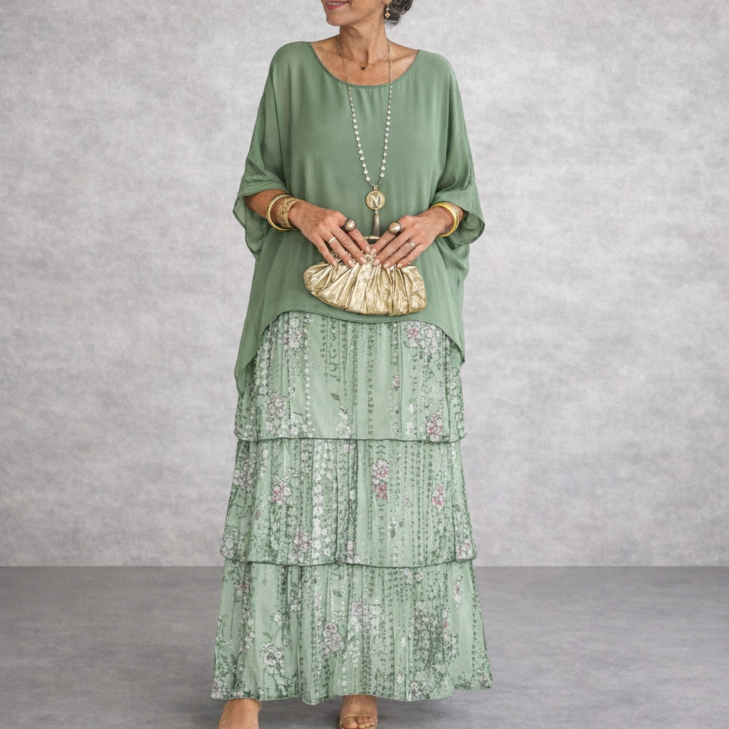 Lara | Elegant Flowing Maxi Dress