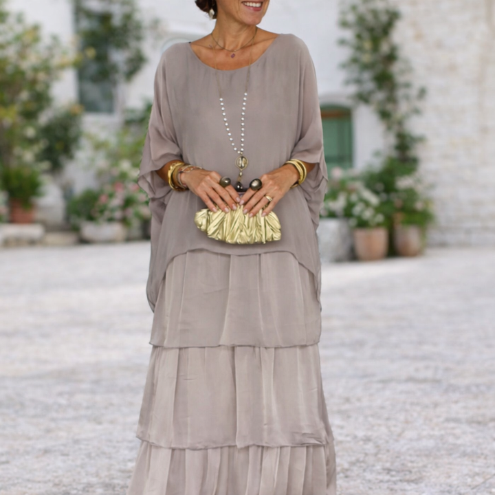 Lara | Elegant Flowing Maxi Dress