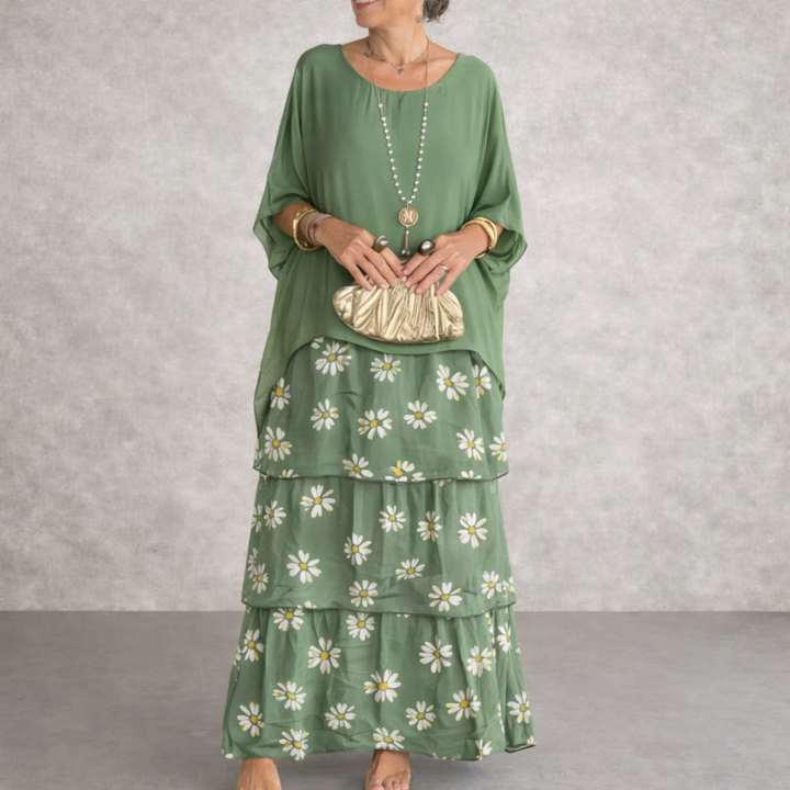 Lara | Elegant Flowing Maxi Dress