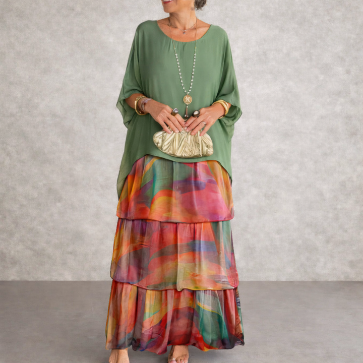 Lara | Elegant Flowing Maxi Dress