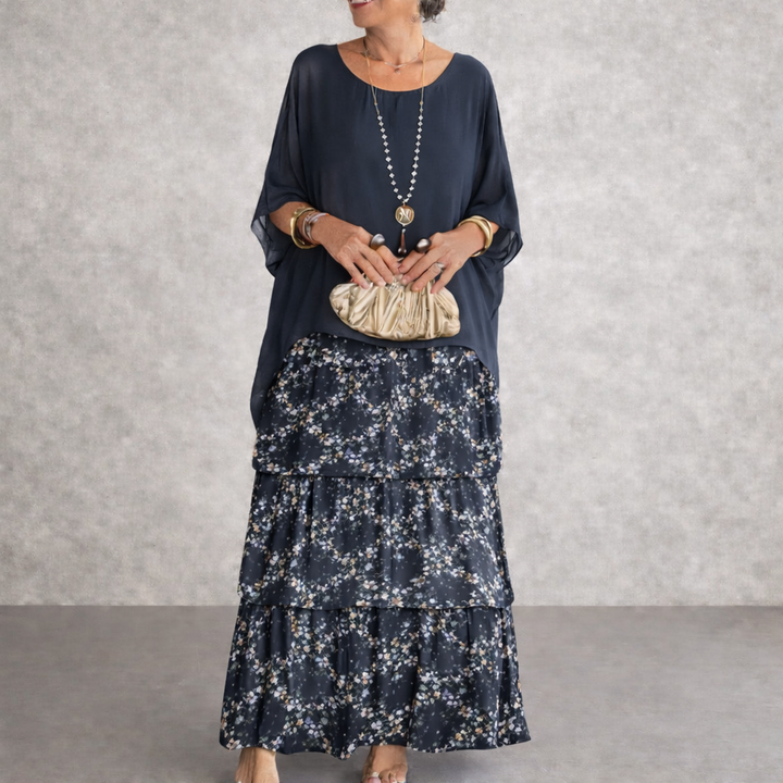 Lara | Elegant Flowing Maxi Dress