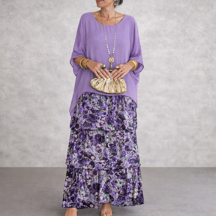 Lara | Elegant Flowing Maxi Dress