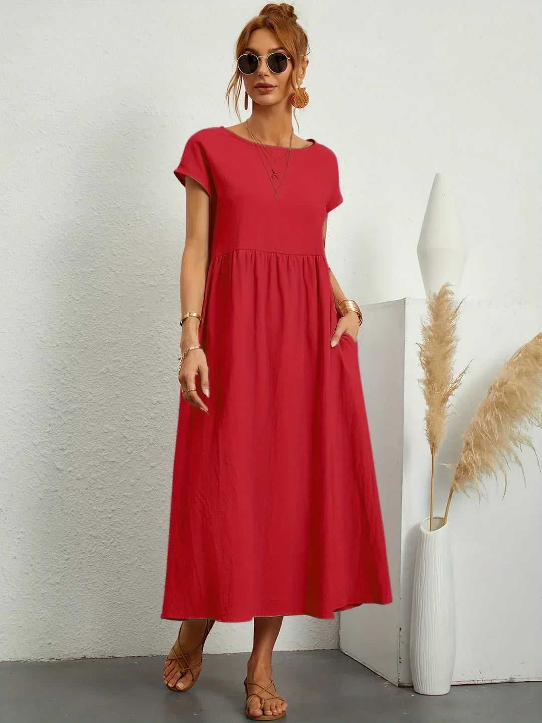 Seraphina | Effortless Elegance Cotton Dress