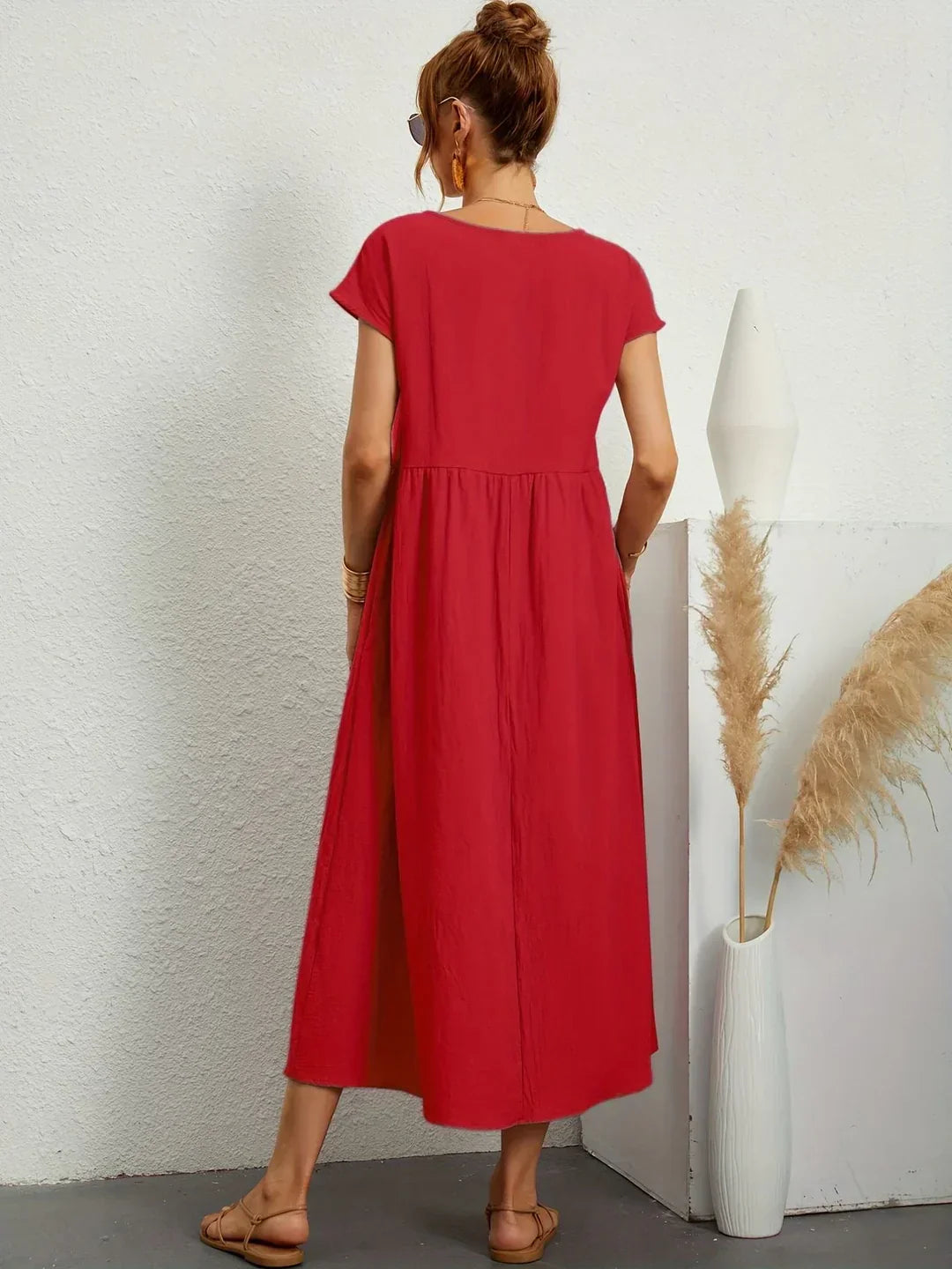 Seraphina | Effortless Elegance Cotton Dress