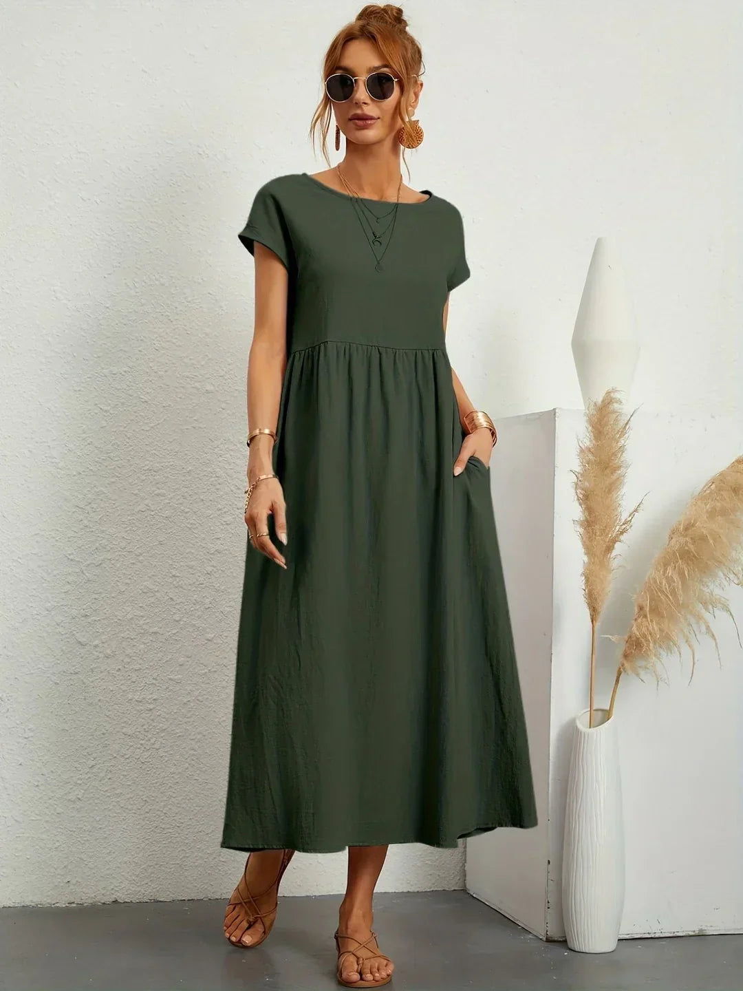 Seraphina | Effortless Elegance Cotton Dress