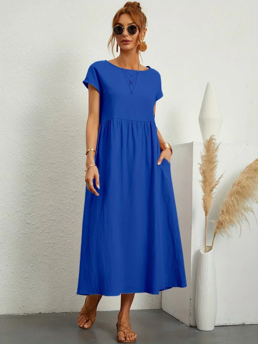 Seraphina | Effortless Elegance Cotton Dress
