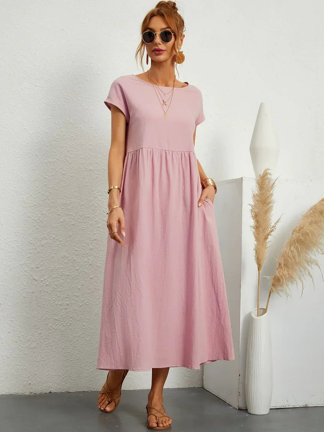 Seraphina | Effortless Elegance Cotton Dress