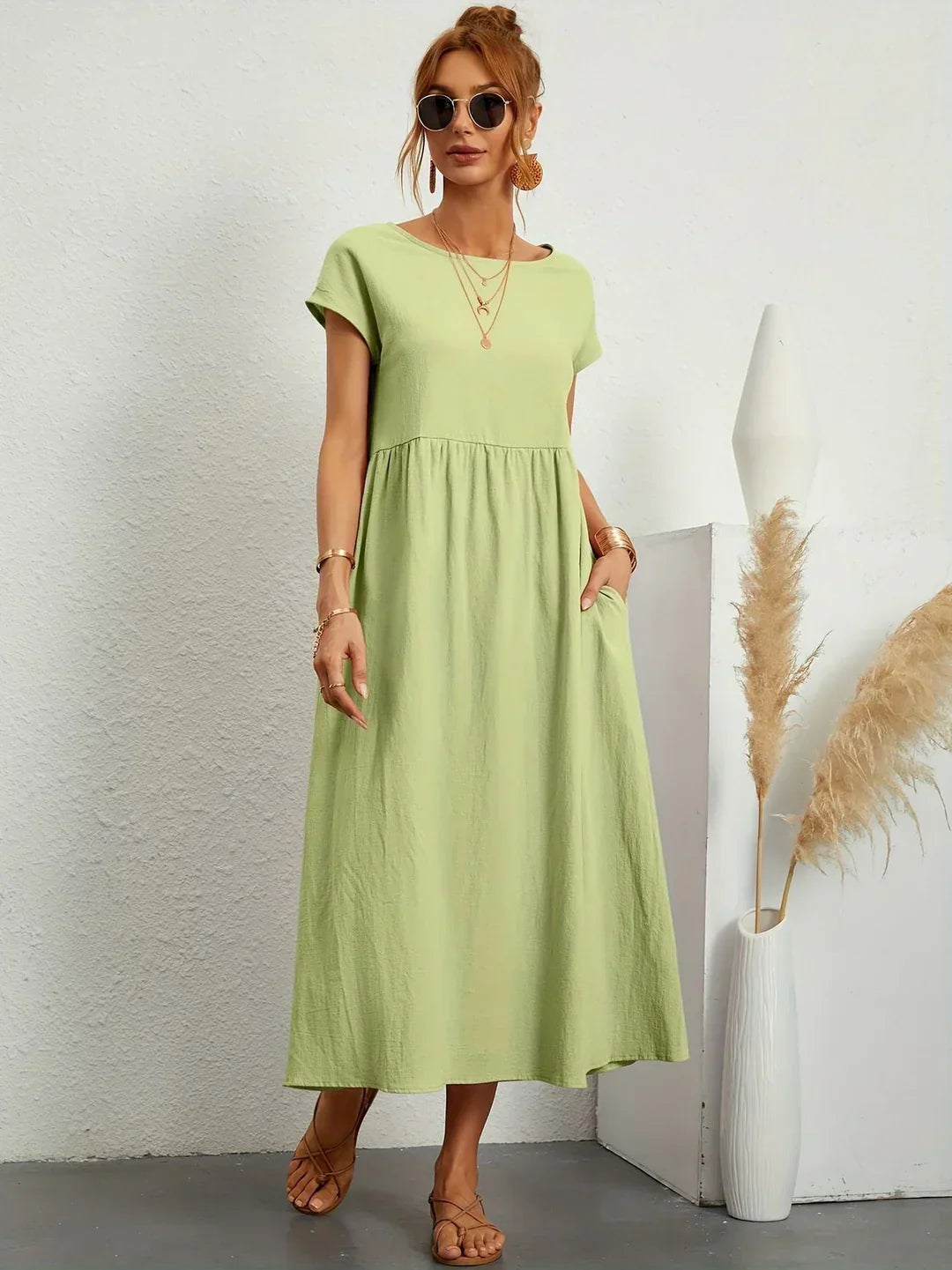 Seraphina | Effortless Elegance Cotton Dress