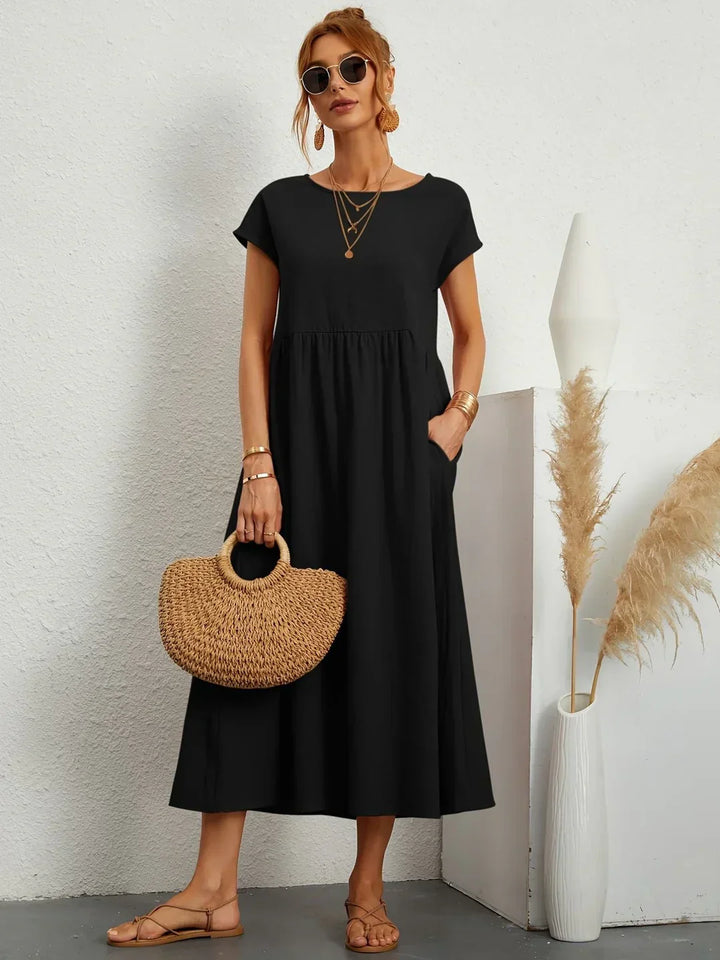 Seraphina | Effortless Elegance Cotton Dress