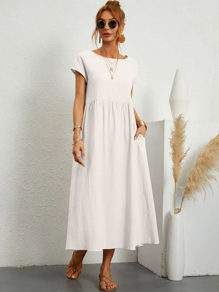 Seraphina | Effortless Elegance Cotton Dress