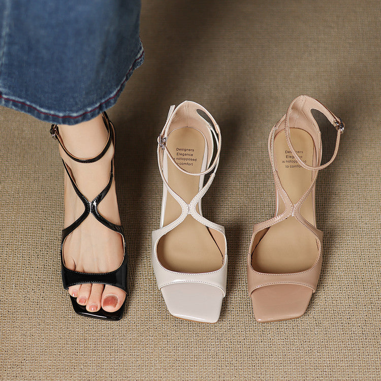 Christine Genuine Leather Heels