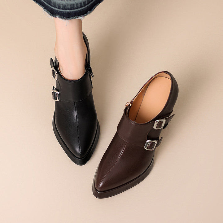 Amaya Genuine Leather Heels