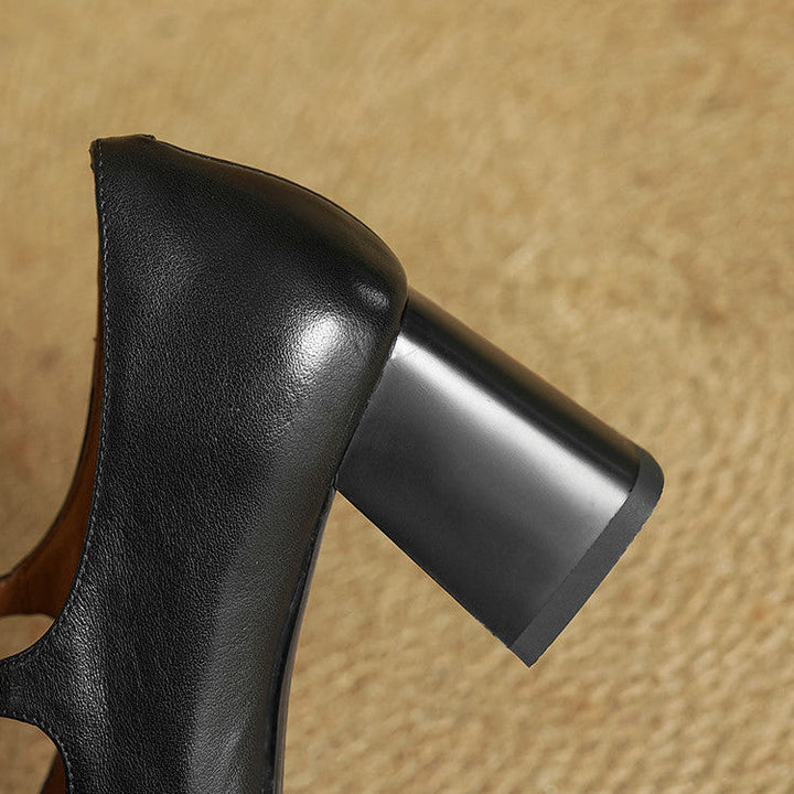 Rocio Genuine Leather Heels