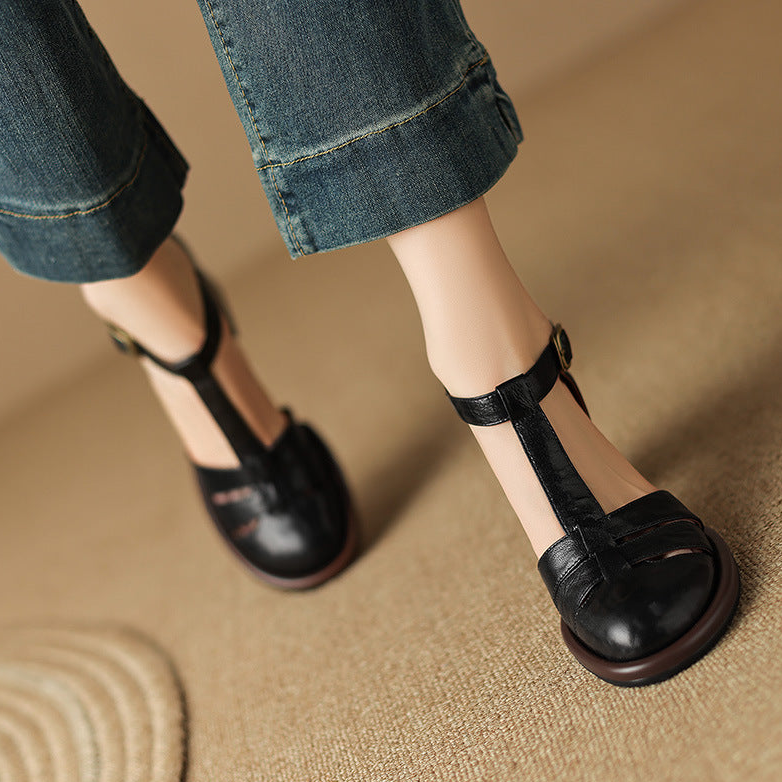 Kate Genuine Leather Heels