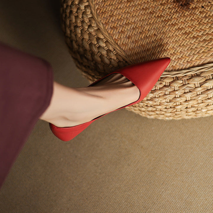 Bianka Genuine Leather Heels