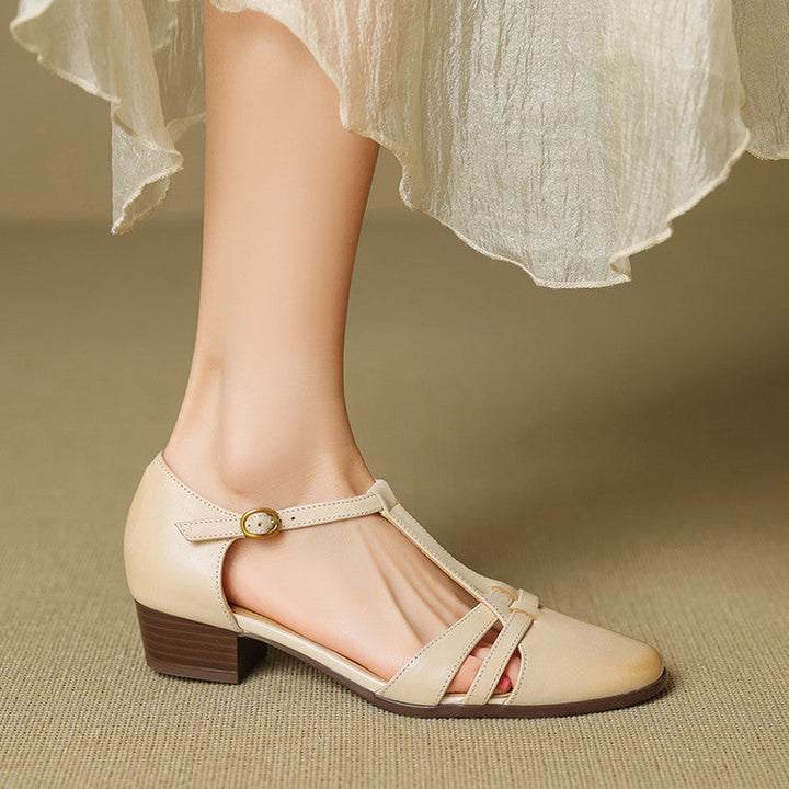 Daria Genuine Leather Flats