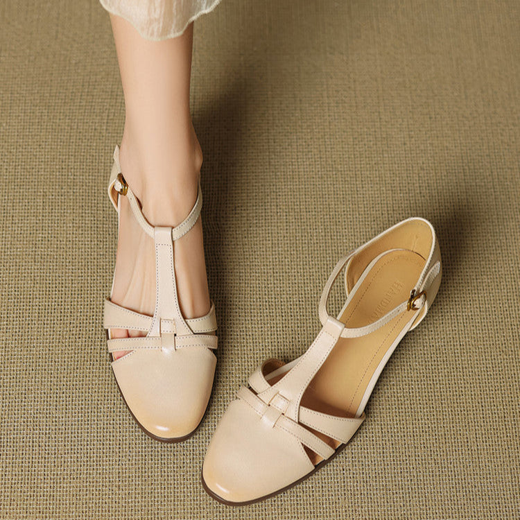 Daria Genuine Leather Flats