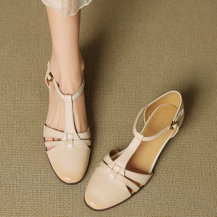 Daria Genuine Leather Flats