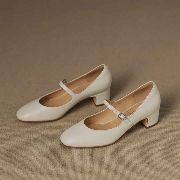 Cyra Genuine Leather Pumps