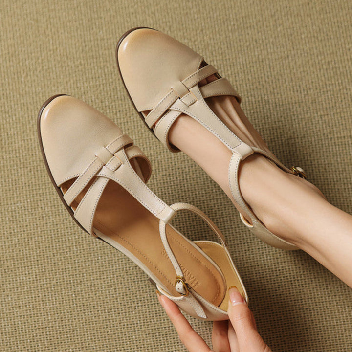 Daria Genuine Leather Flats