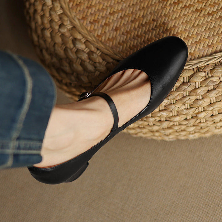 Cyra Genuine Leather Pumps