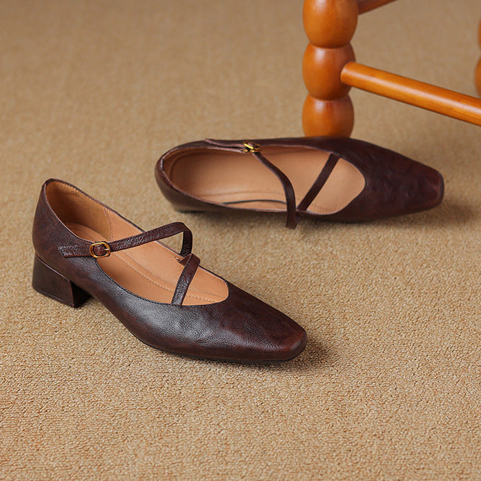 Orida Genuine Leather Heels