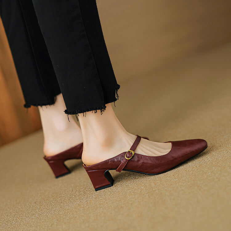 Cressi Genuine Leather Mules