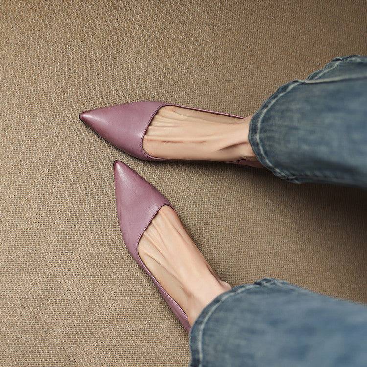 Bianka Genuine Leather Heels