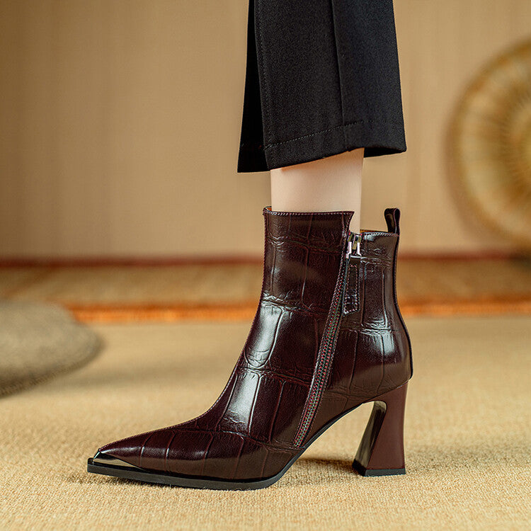 Zyina Genuine Leather Boots